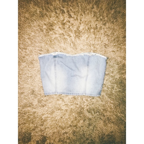 Forever 21 Tops - Light denim bustier